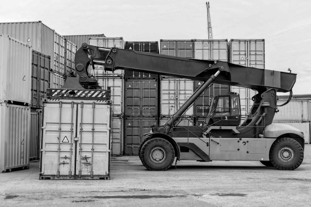 transporte contenedor terminal